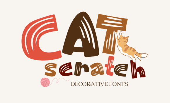 Cat Scratch Font - Featured Image