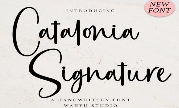 Catalonia Signature Font Fonts Free Download Catalonia Signature Font - Featured Image