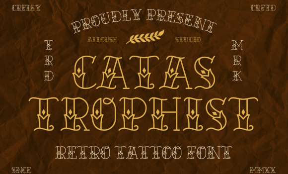 Catastrophist Font - Featured Image