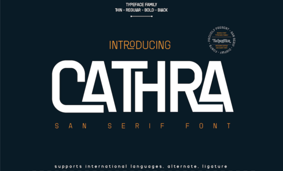Cathra Font - Featured Image