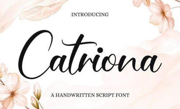 Catriona Font Fonts Free Download Catriona Font - Featured Image
