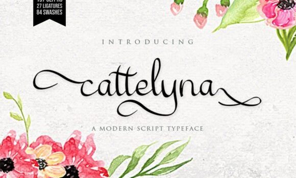 Cattelyna Font Fonts Free Download Cattelyna Font - Featured Image