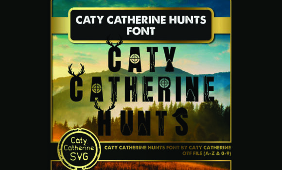 Caty Catherine Hunts Font Fonts Free Download Caty Catherine Hunts Font - Featured Image