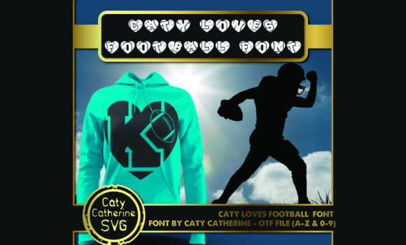 Caty Loves Football Font - Featured Image