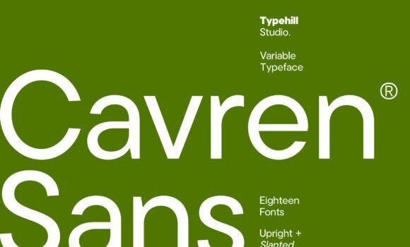 Cavren Sans Font - Featured Image