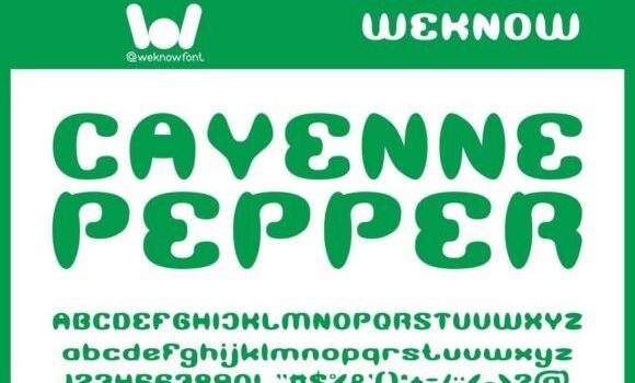 Cayenne Pepper Font - Featured Image