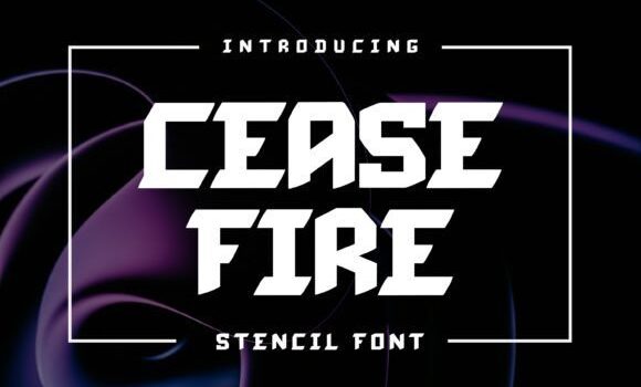 Cease Fire Font Fonts Free Download Cease Fire Font - Featured Image