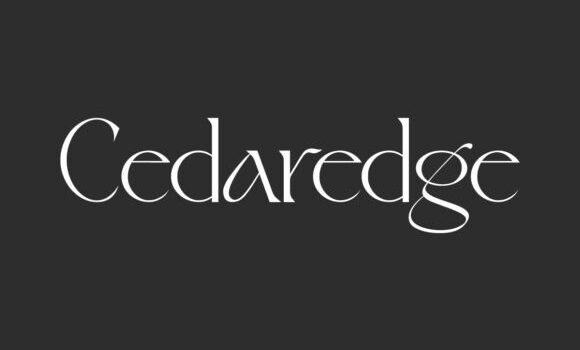 Cedaredge Font - Featured Image