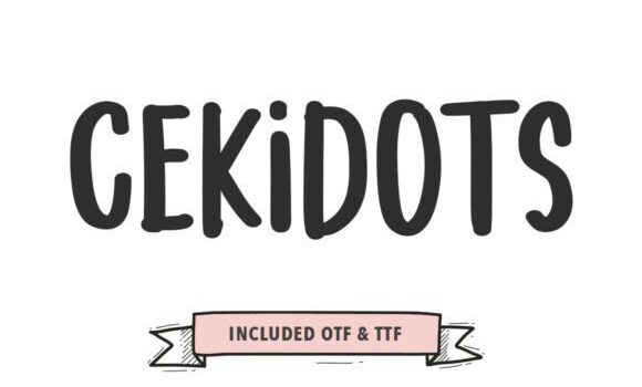 Cekidot Font Fonts Free Download Cekidot Font - Featured Image