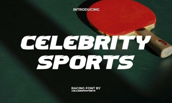 Celebrity Sports Font - Featured Image