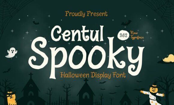 Centul Spooky Font - Featured Image