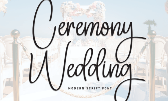 Ceremony Wedding Font - Featured Image