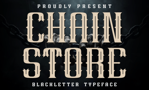 Chain Store Font - Featured Image