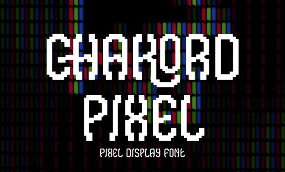 Chakord Pixel Font - Featured Image