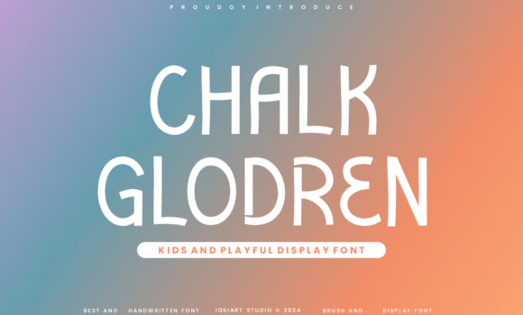 Chalk Glodren Font - Featured Image