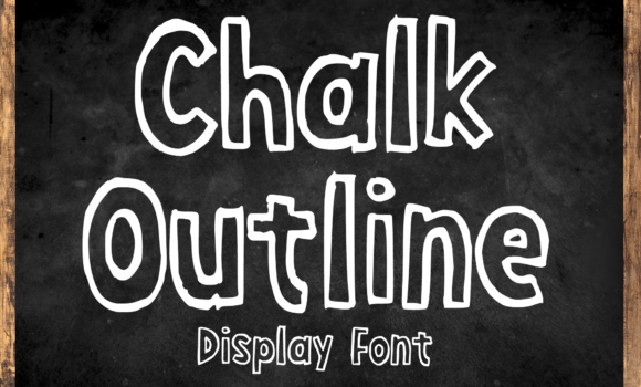 Chalk Outline Font - Featured Image