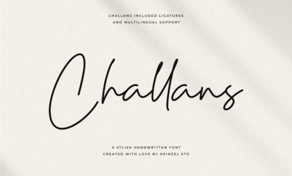 Challans Font - Featured Image