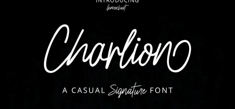 Charlion Script Font - Featured Image