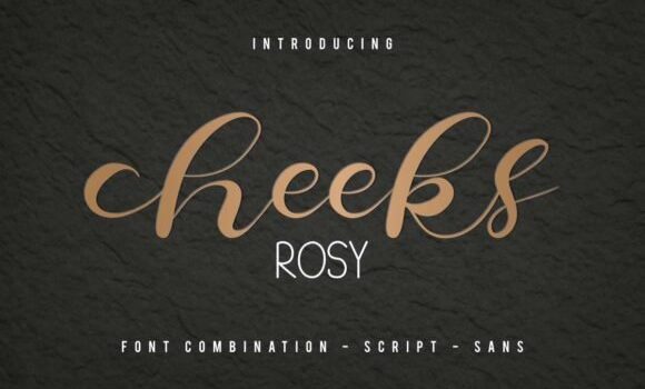 Cheeks Rosy Font - Featured Image