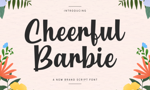 Cheerful Barbie Font - Featured Image