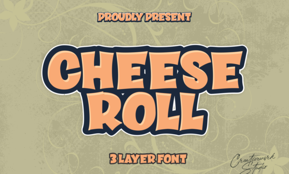 Cheese Roll Font - Featured Image