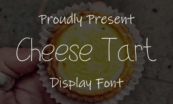 Cheese Tart Font - Featured Image