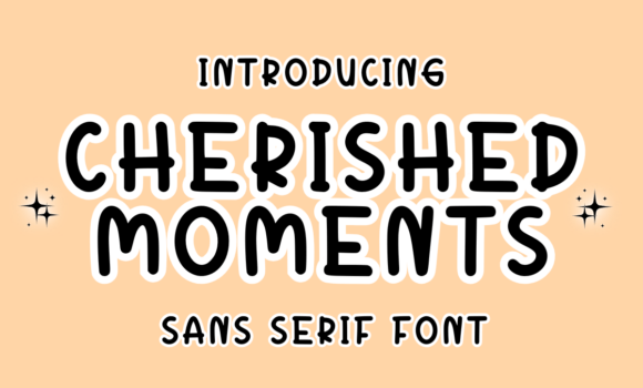 Cherished Moments Font - Featured Image