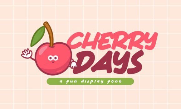 Cherry Days Font Fonts Free Download