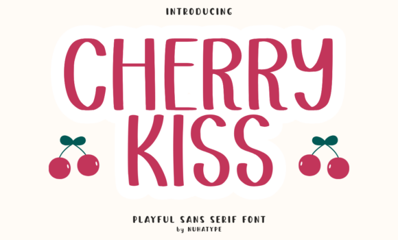 Cherry Kiss Font - Featured Image