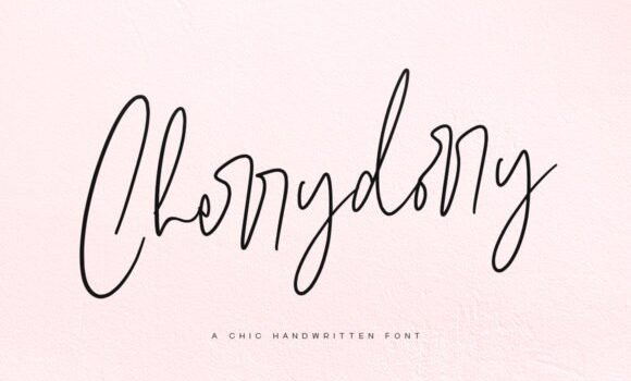 Cherrydorry Font Fonts Free Download Cherrydorry Font - Featured Image