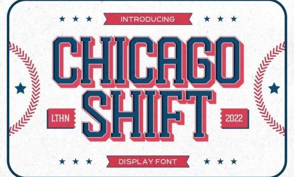 Chicago Shift Font - Featured Image