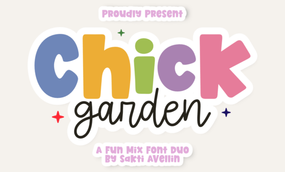 Chick Garden Duo Font Fonts Free Download Chick Garden Duo Font - Featured Image