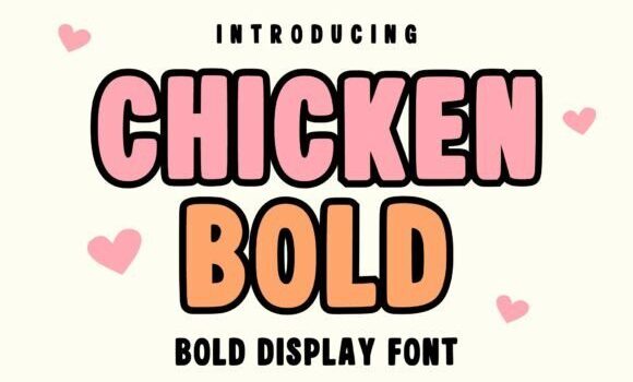 Chicken Bold Font - Featured Image