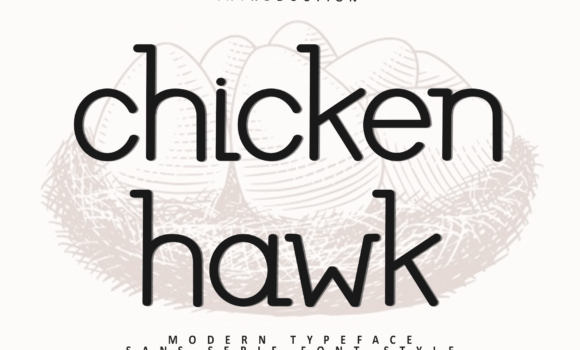 Chicken Hawk Font - Featured Image