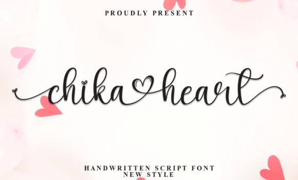 Chika Heart Font Fonts Free Download Chika Heart Font - Featured Image