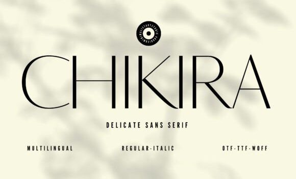 Chikira Font - Featured Image