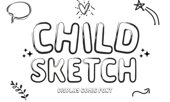 Child Sketch Font - Featured Image