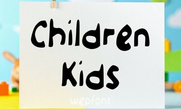 Children Kids Font - Featured Image