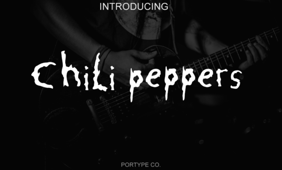 Chili Peppers Font - Featured Image
