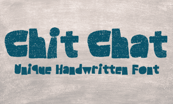 Chit Chat Font - Featured Image