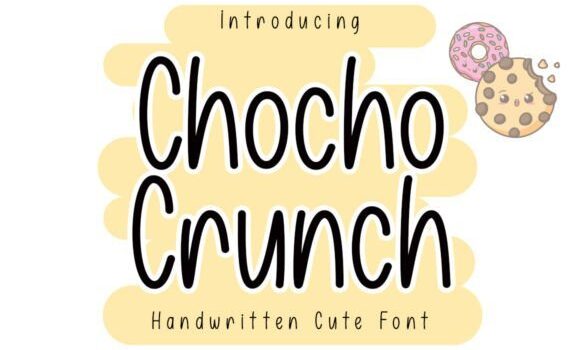 Chocho Crunch Font - Featured Image