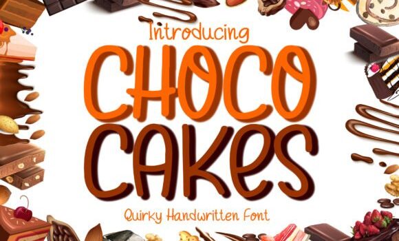 Choco Cakes Font - Featured Image