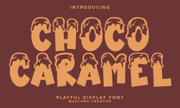 Choco Caramel Font - Featured Image