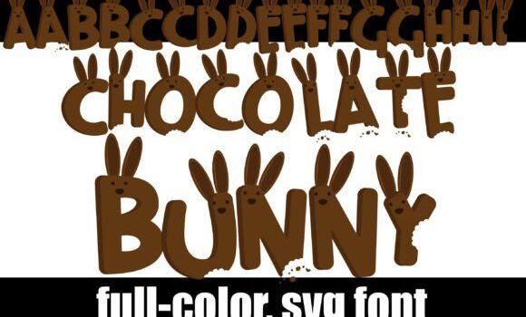 Chocolate Bunny Font - Featured Image