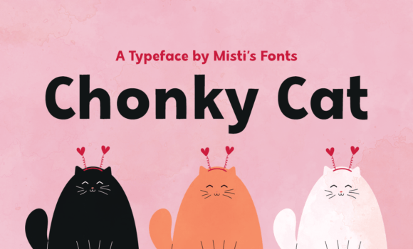 Chonky Cat Font - Featured Image