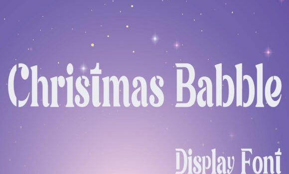 Christmas Babble Font Fonts Free Download Christmas Babble Font - Featured Image
