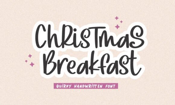 Christmas Breakfast Font Fonts Free Download Christmas Breakfast Font - Featured Image