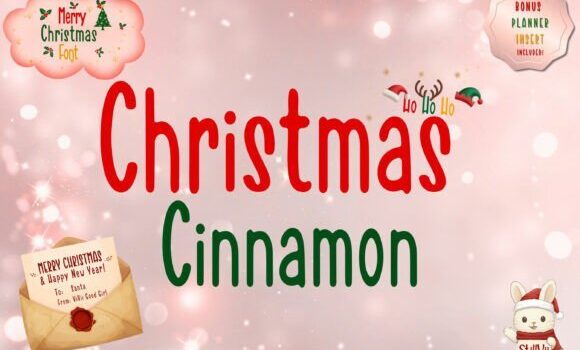 Christmas Cinnamon Font - Featured Image