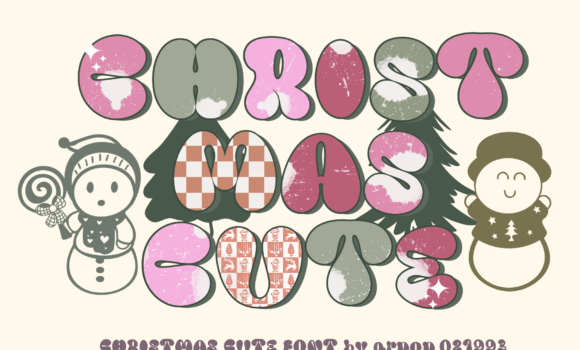 Christmas Cute Font - Featured Image