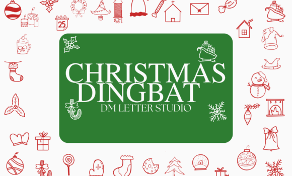 Christmas Dingbat Font - Featured Image